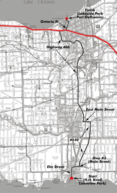 Directions to Start and Finish